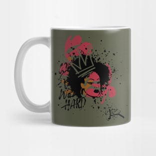 BLACK QUEEN WOMEN GRAFFITI Mug